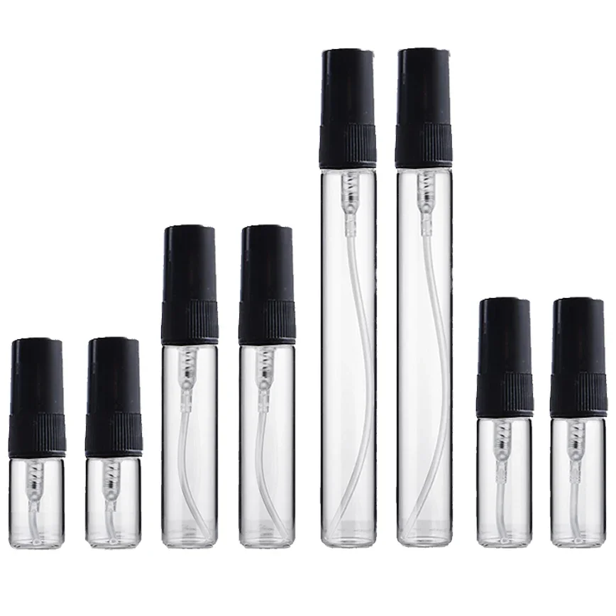 Perfume Fragrance Dispenser - 8/16pcs Refillable Perfume Bottle Portable Glass