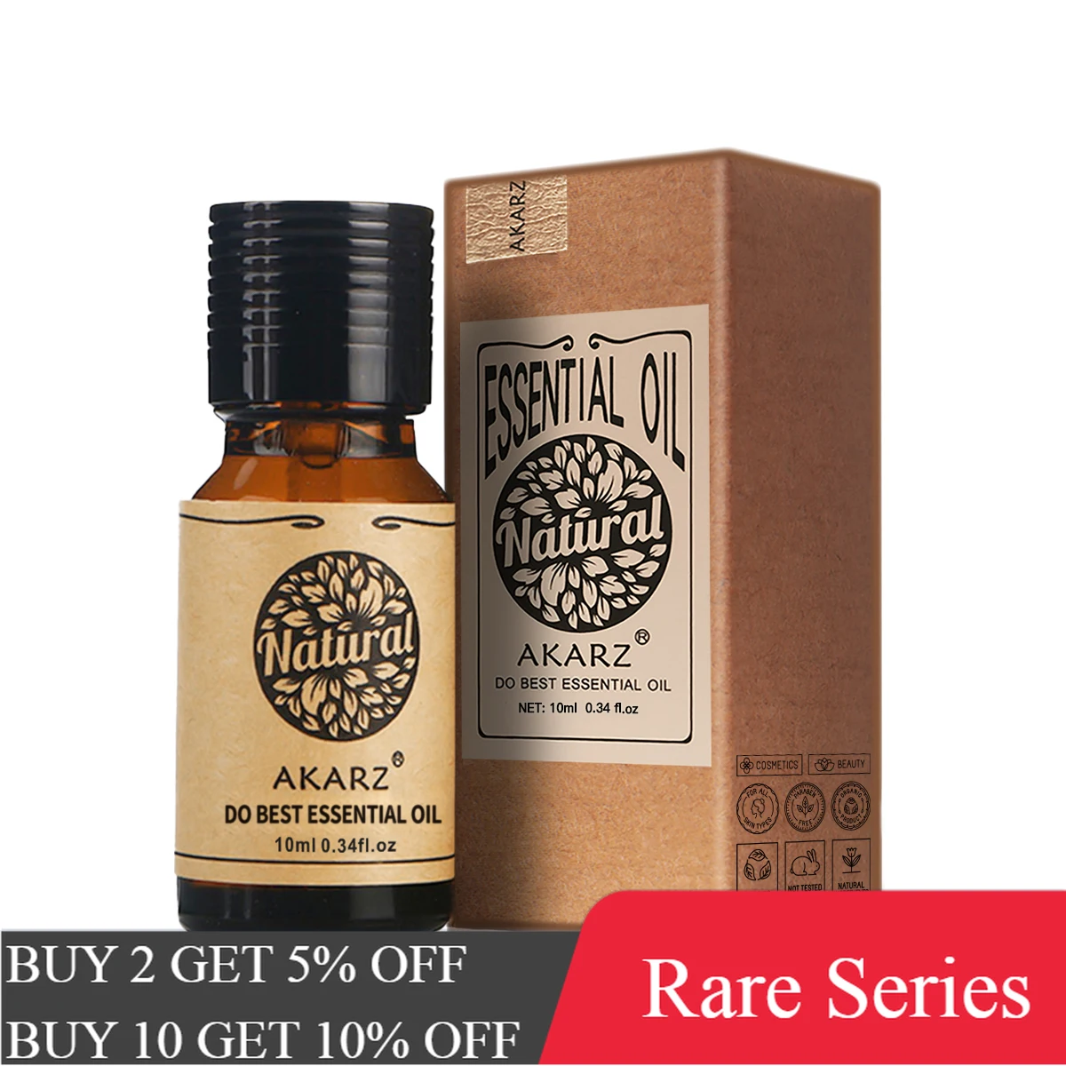 Sandalwood Perfume Oil - AKARZ Unique Rare Essential Oil Aromatic