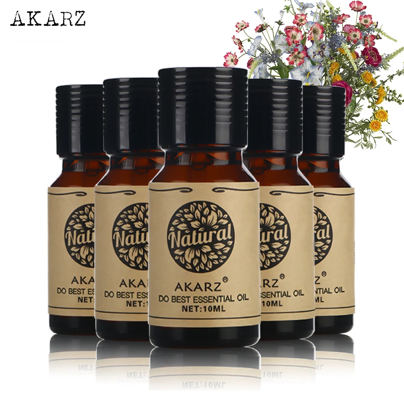 Sandalwood Perfume Oil - AKARZ Essential Oil Set - Rose,