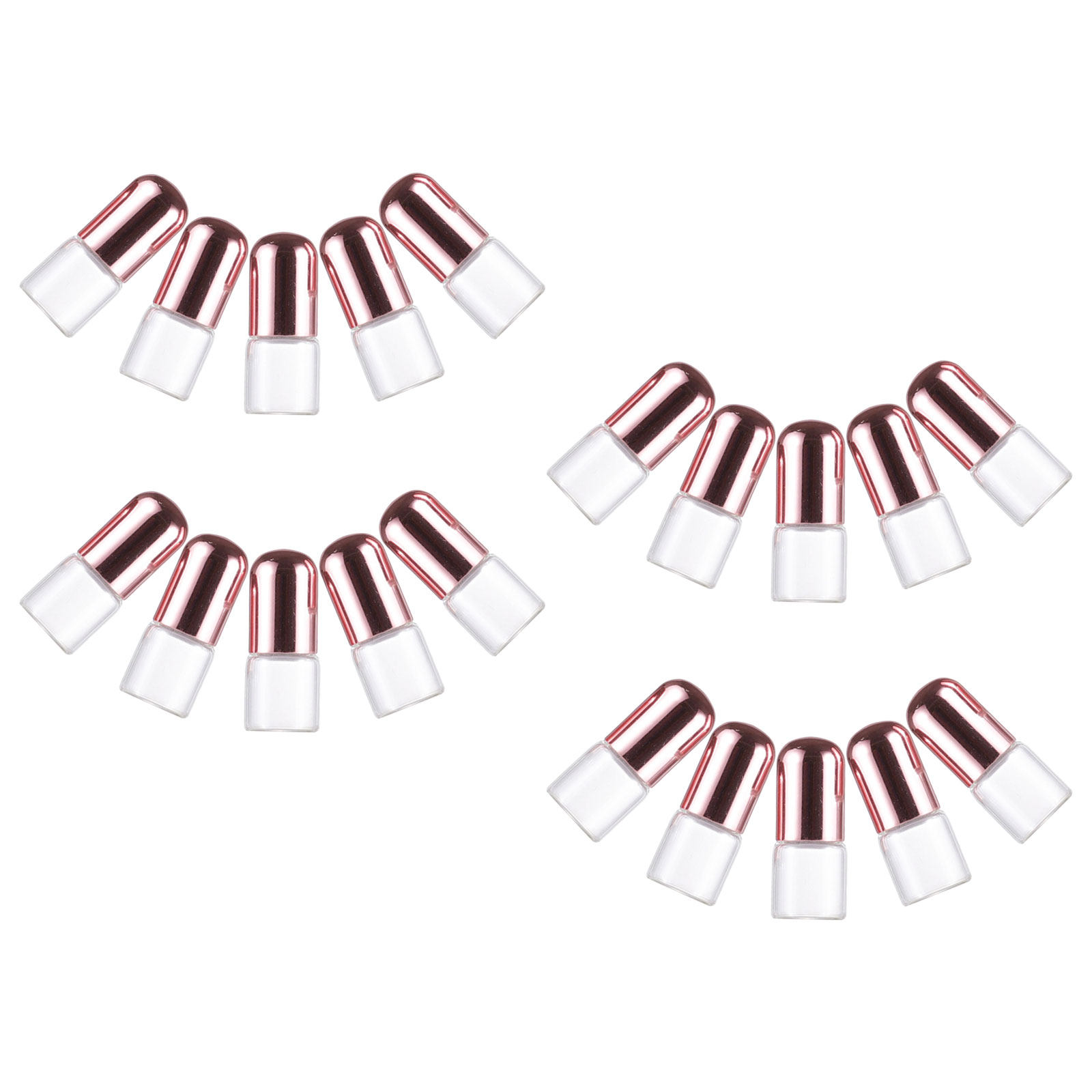 Perfume Refill Bottle - 20Pcs Mini Glass Roller Bottles Clear