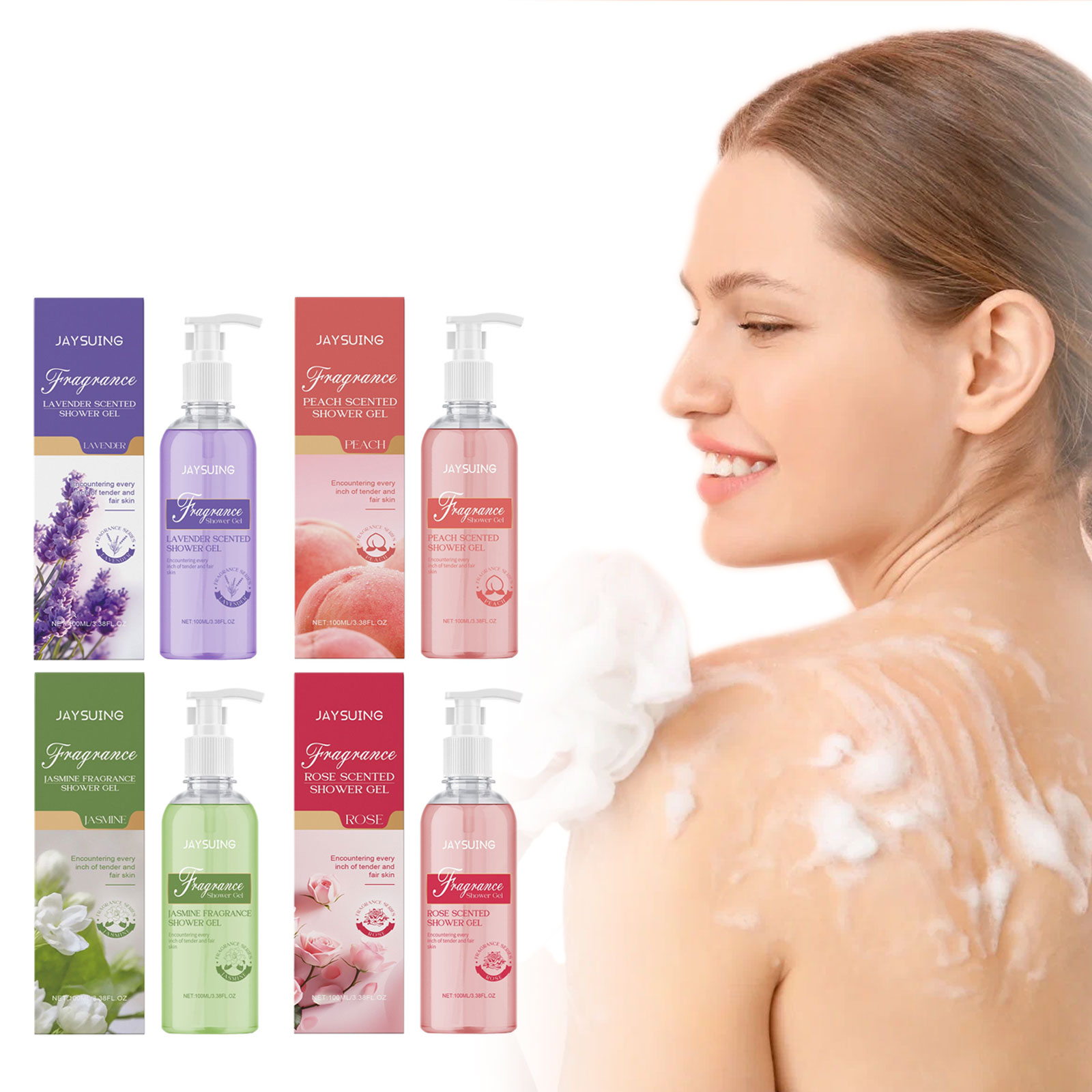 Perfume Fragrance Moisturizer - Fragrant Shower Gel Body Wash Perfume