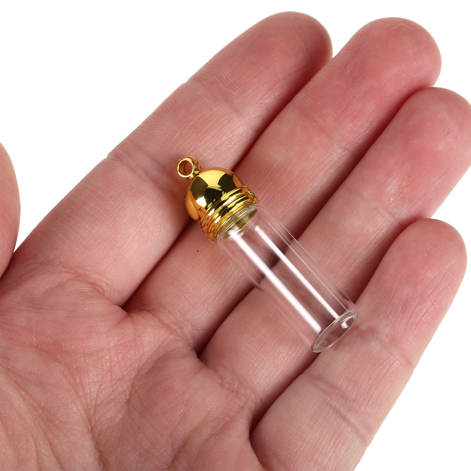 Perfume Refill Bottle - 12Pcs Miniature Glass Bottle Pendants Perfume
