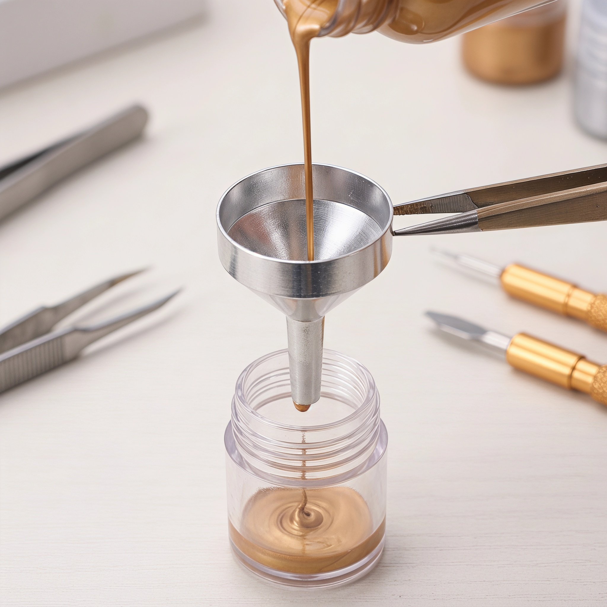 1Set Mini Metal Funnels Small  - Perfume Refill Bottle 评论和价格