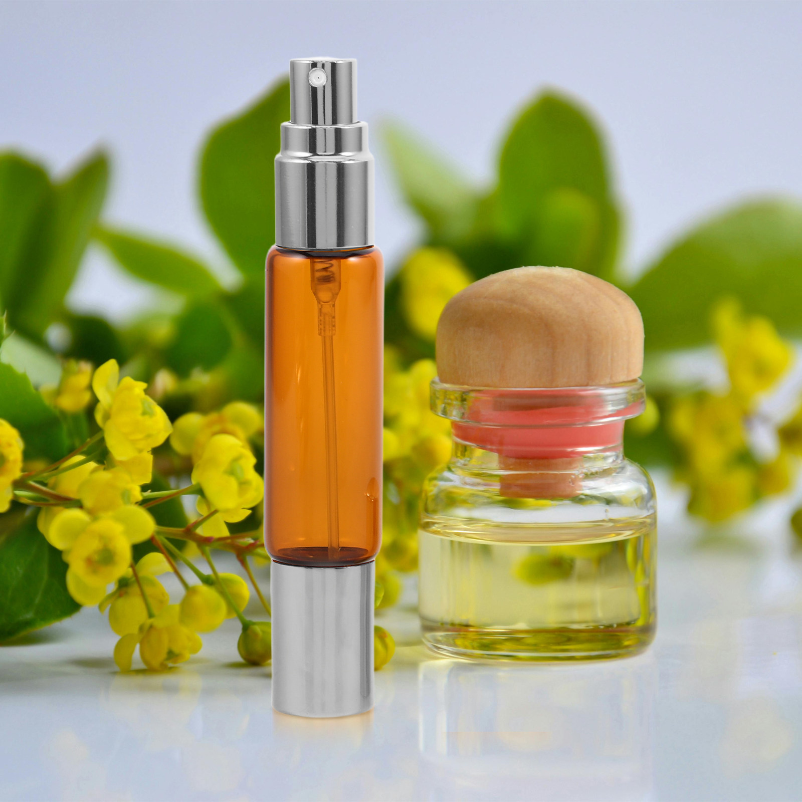 8Pcs Amber Glass Roller Bottle - Perfume Refill Bottle 评论和价格