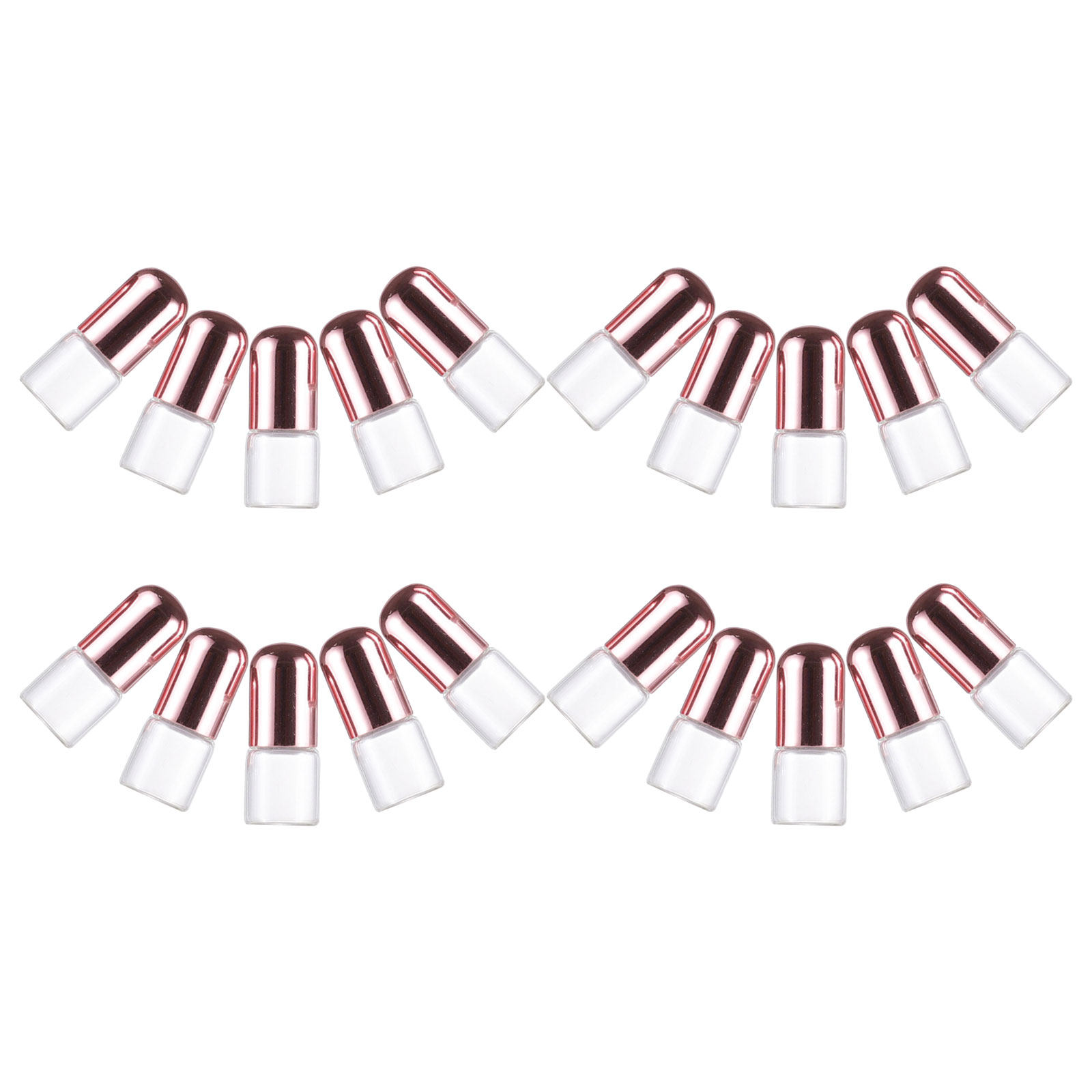 20Pcs Mini Glass Roller Bottle - Perfume Refill Bottle 评论和价格