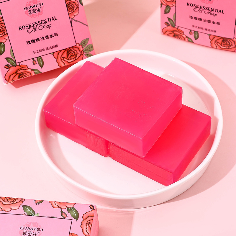 Rose essential oil soap, wash  - Perfume Fragrance Rose 评论和价格