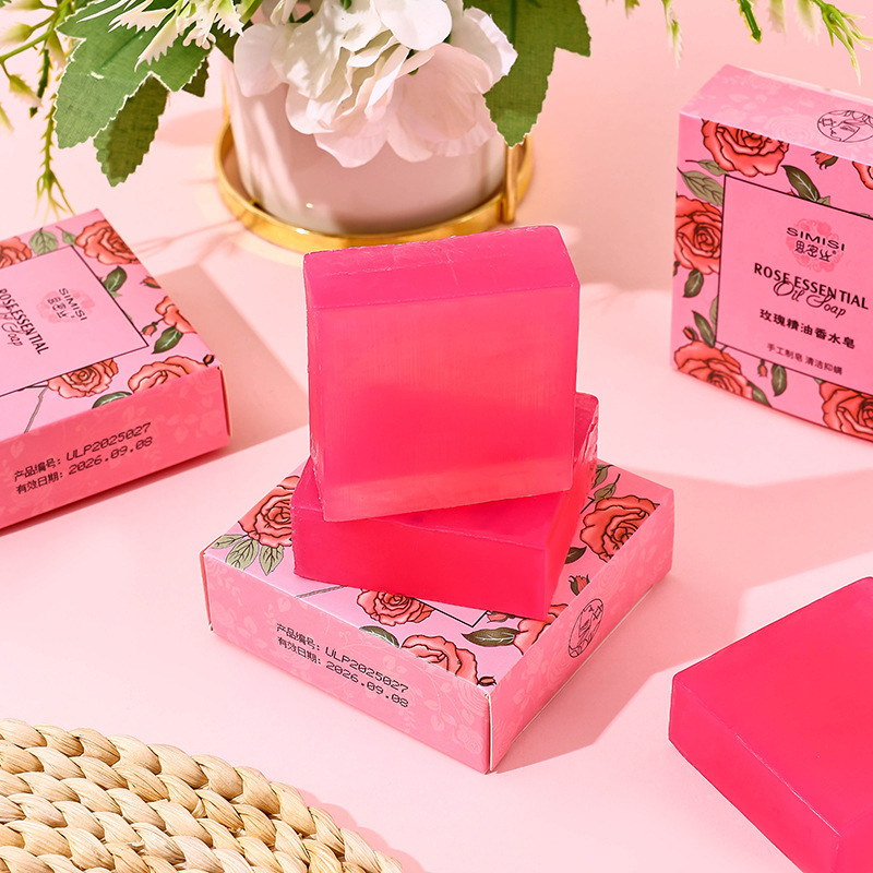 Rose essential oil soap, wash  - Perfume Fragrance Rose 评论和价格