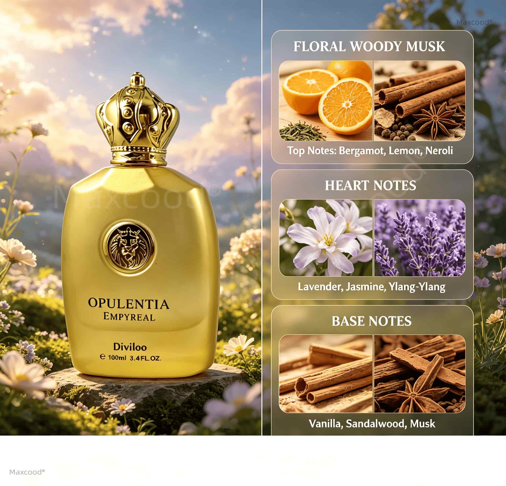 Floral, Woody, and Musky Notes - Fragrance Long Lasting Perfume 评论和价格