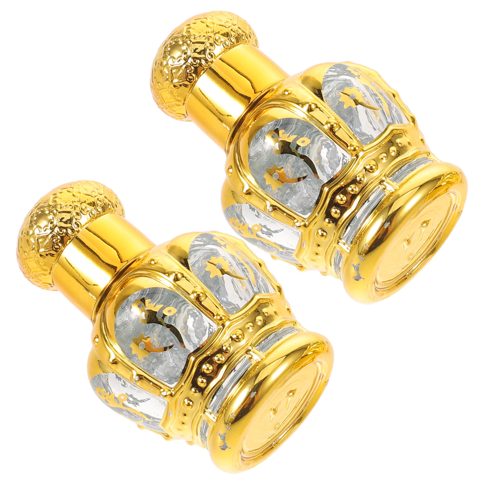 2Pcs 12Ml Clear Glass Roll on  - Perfume Refill Bottle 评论和价格