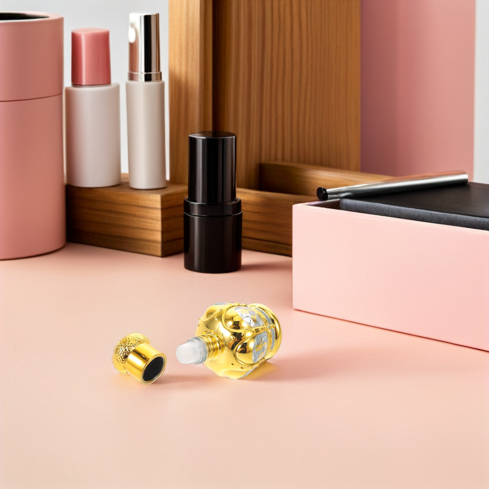2Pcs 12Ml Clear Glass Roll on  - Perfume Refill Bottle 评论和价格