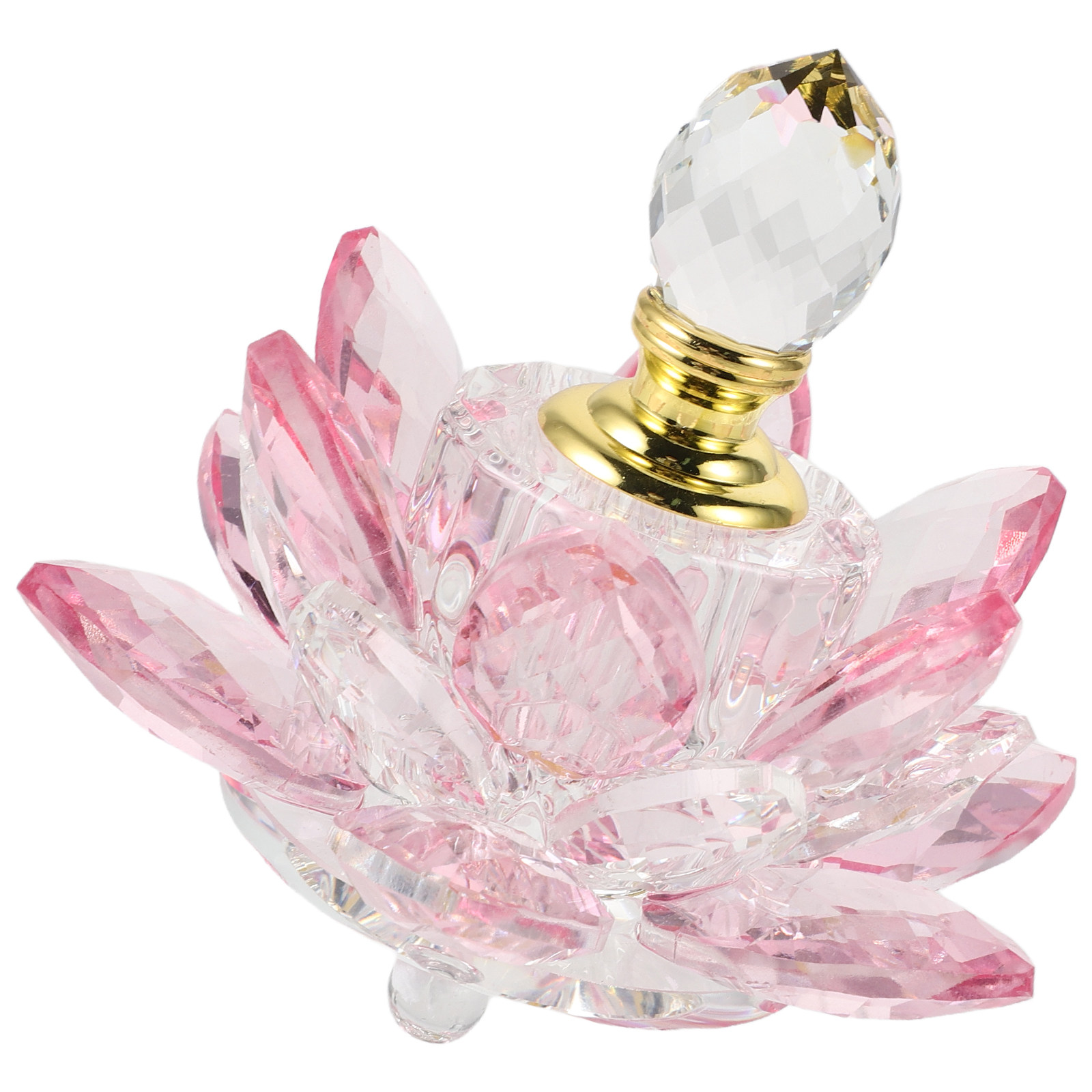 Refillable Crystal Lotus Flowe - Perfume Refill Bottle 评论和价格