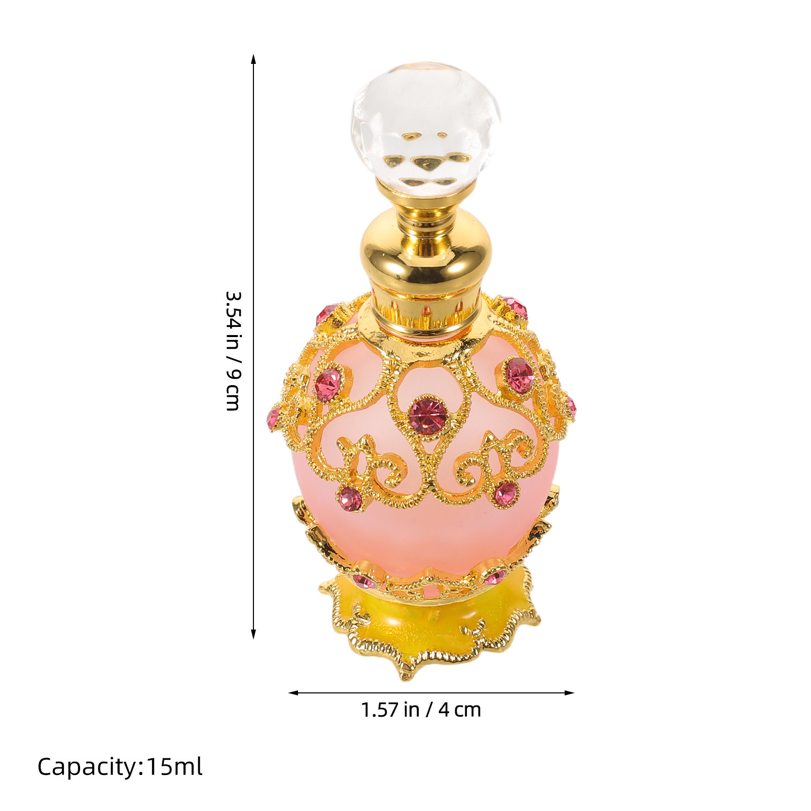 15Ml Crystal Rhinestone Perfum - Perfume Refill Bottle 评论和价格
