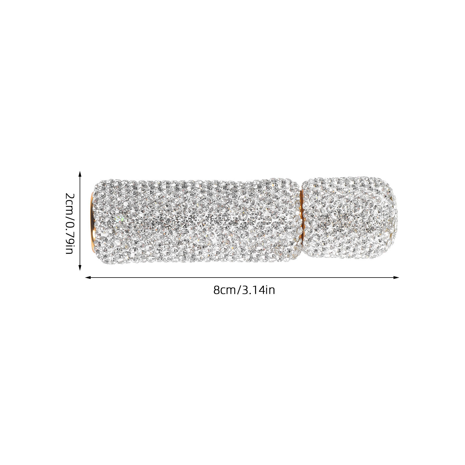 Rhinestone Accented 10Ml Mini  - Perfume Refill Bottle 评论和价格