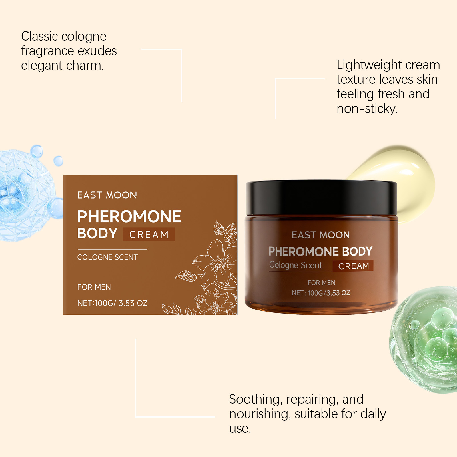 East Moon Men Fragrance Moistu - Perfume Fragrance Moisturizer 评论和价格